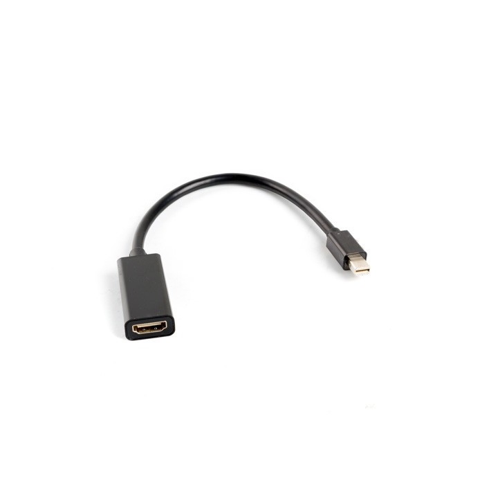 lanberg adaptador lanberg minidisplayport macho -  hdmi hembra 20cm negro