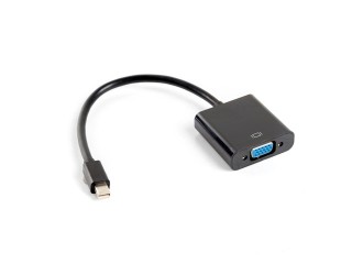 lanberg adaptador lanberg minidisplayport macho -  vga hembra 20cm negro
