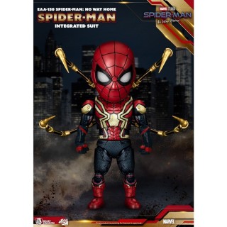 beast kingdom figura beast kingdom egg attack marvel spider - man no way home traje integrado