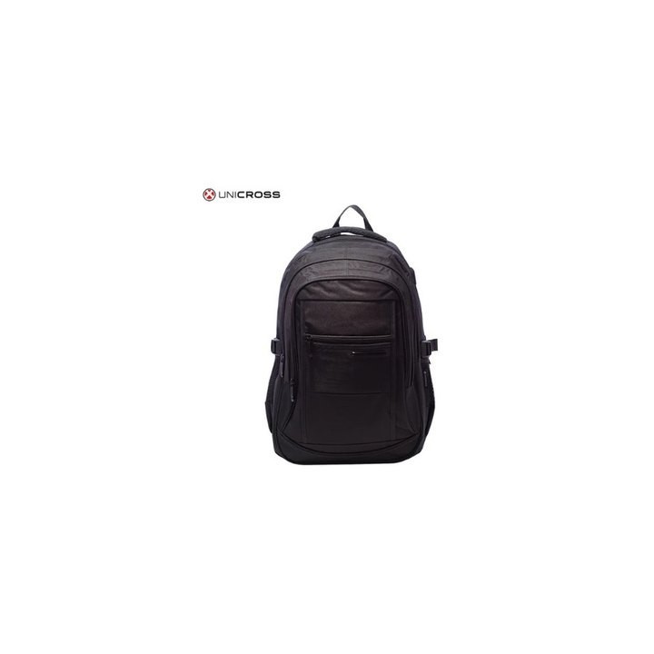 mochila portatil unicross space 18.5  negro usb compartimento acolchado 42x29x23cm