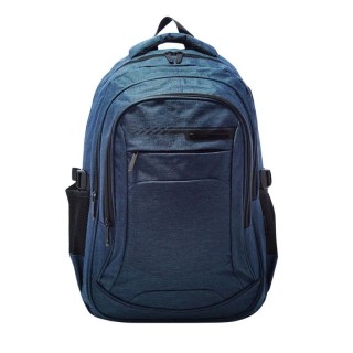mochila portatil unicross nexa 18.5  azul usb compartimento acolchado 42x29x14cm