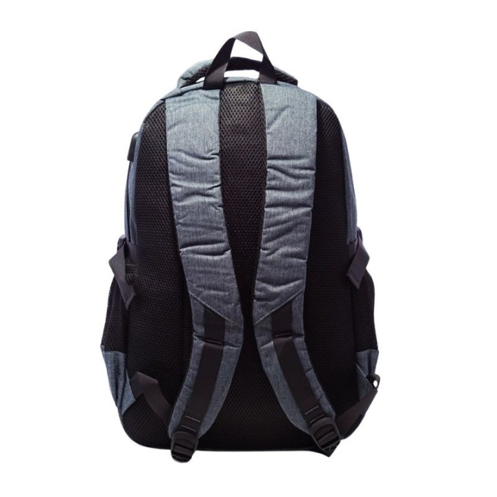 mochila portatil unicross soul 18.5  gris usb compartimento acolchado 46x33x19cm