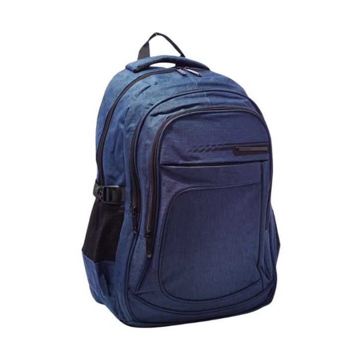 mochila portatil unicross pulse 18.5  azul usb compartimento acolchado 45x30x20cm