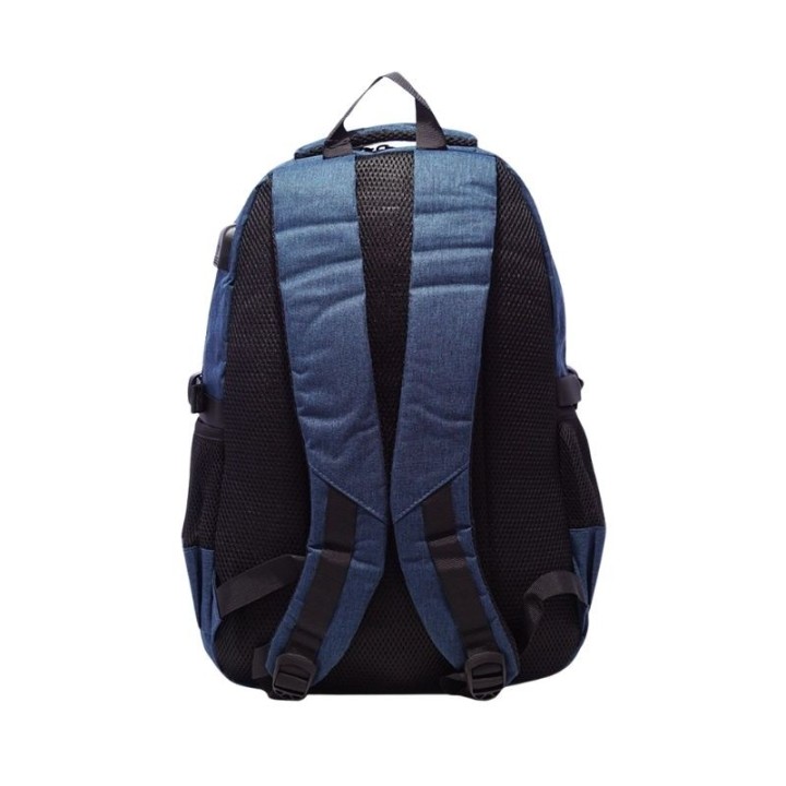 mochila portatil unicross pulse 18.5  azul usb compartimento acolchado 45x30x20cm