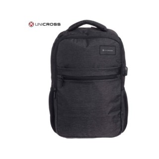 mochila portatil unicross terra 18.5  negro usb compartimento acolchado 44x31x19cm