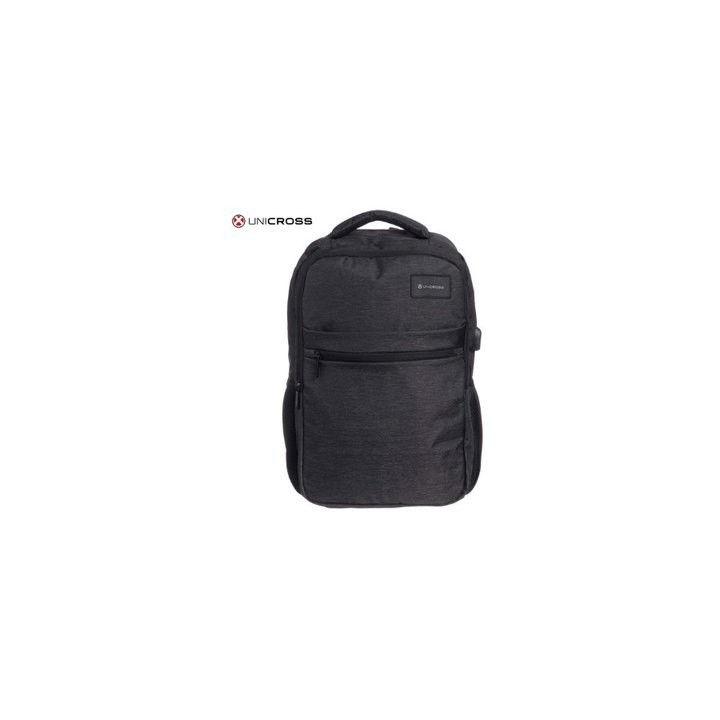 mochila portatil unicross terra 18.5  negro usb compartimento acolchado 44x31x19cm