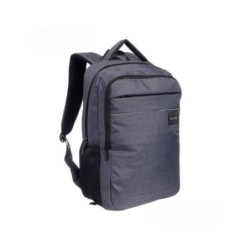 mochila portatil unicross walker 18.5  gris usb compartimento acolchado 42x29x23cm