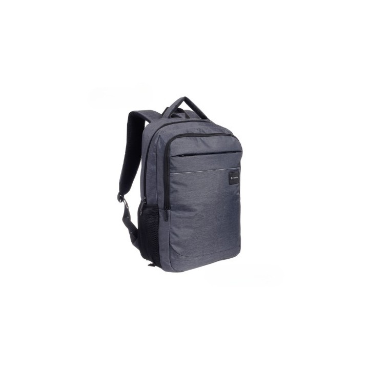 mochila portatil unicross walker 18.5  gris usb compartimento acolchado 42x29x23cm