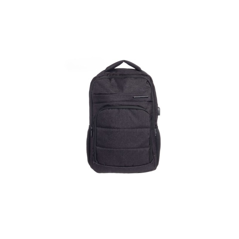 mochila portatil unicross pampa 18.5  negro usb compartimento acolchado 45x30x25cm