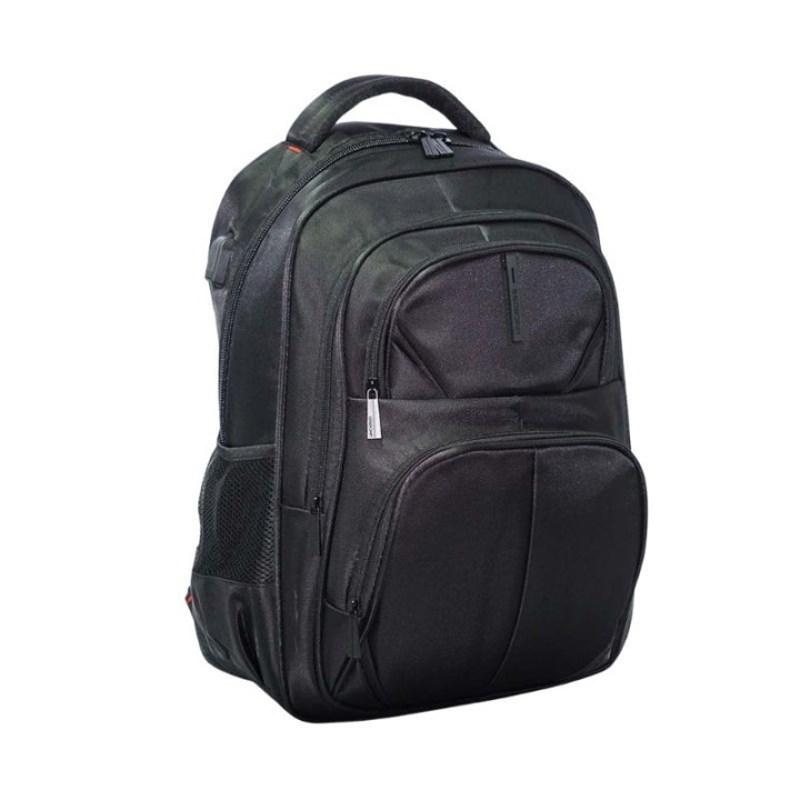 mochila portatil unicross ocean 18.5  negro usb compartimento acolchado 48x35x34cm