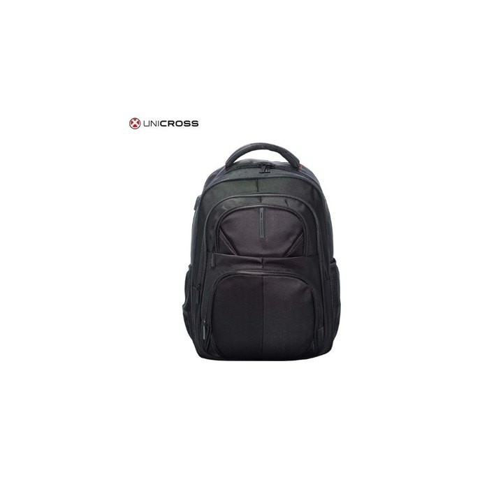 mochila portatil unicross ocean 18.5  negro usb compartimento acolchado 48x35x34cm