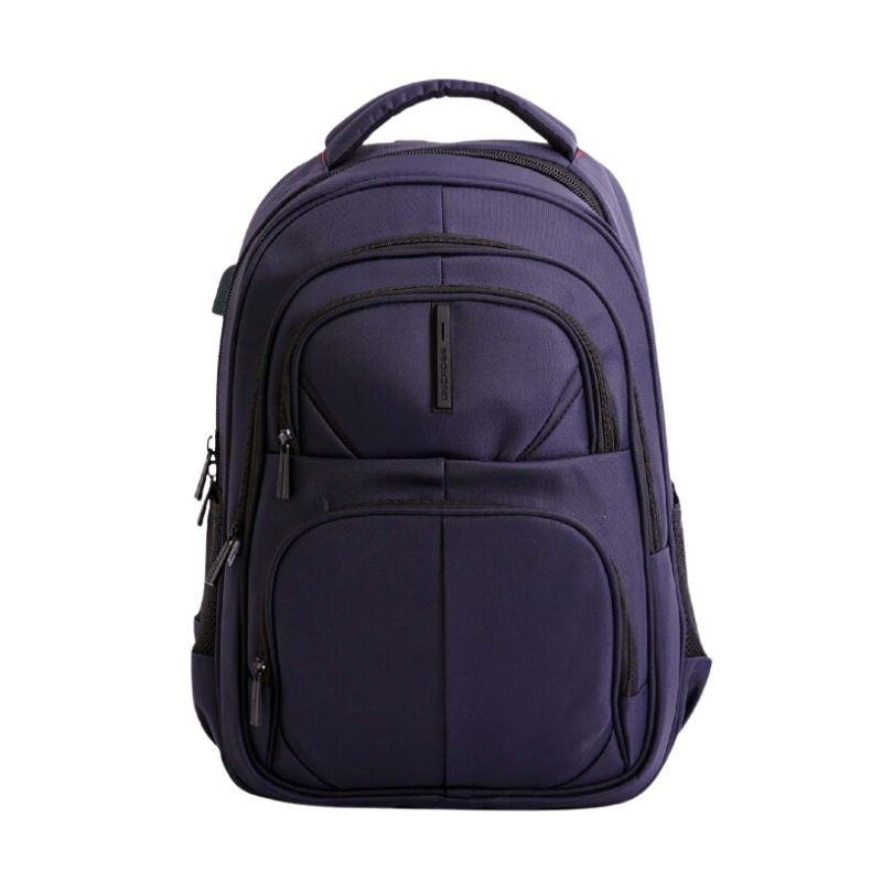 mochila portatil unicross ocean 18.5  azul usb compartimento acolchado 48x35x34cm