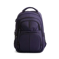 mochila portatil unicross ocean 18.5  azul usb compartimento acolchado 48x35x34cm