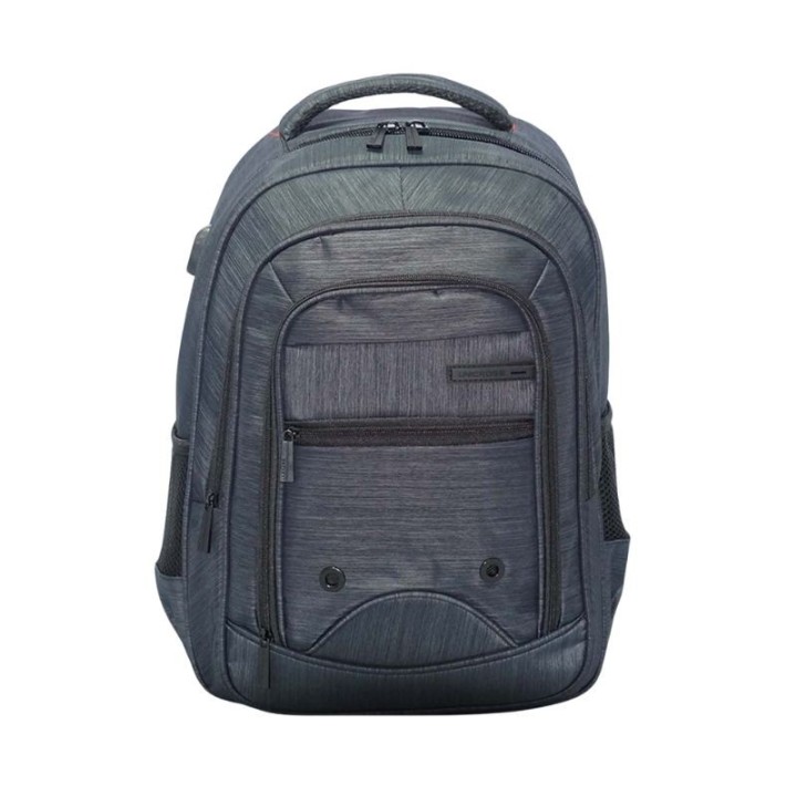 mochila portatil unicross steel 18  negro usb compartimento acolchado 48x34x25cm
