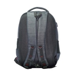 mochila portatil unicross steel 18  negro usb compartimento acolchado 48x34x25cm