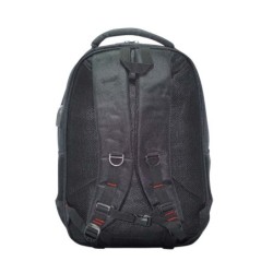 mochila portatil unicross delta 18  negro usb compartimento acolchado 50x33x25cm