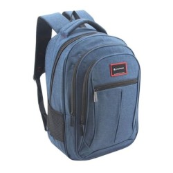 mochila portatil unicross style 18  azul usb compartimento acolchado 47x33x23cm