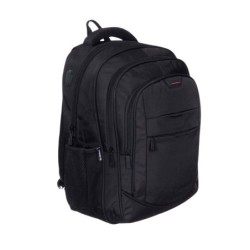 mochila portatil unicross track 18  negro usb compartimento acolchado 45x30x25cm