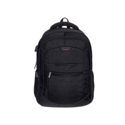 mochila portatil unicross track 18  negro usb compartimento acolchado 45x30x25cm
