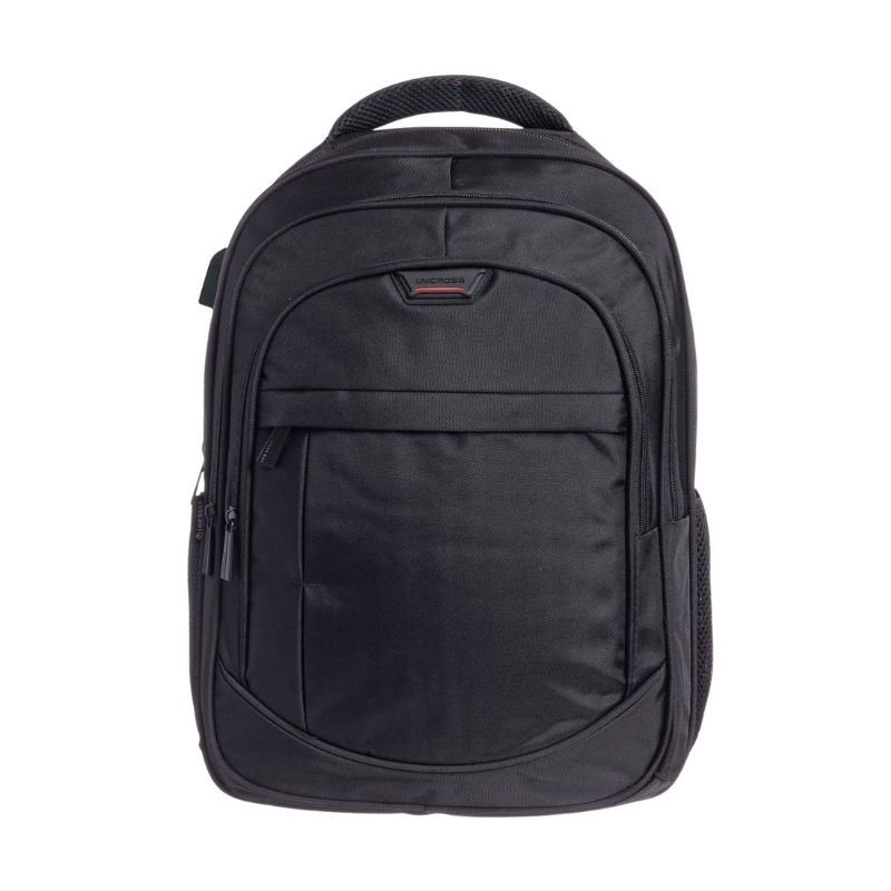 mochila portatil unicross ville 18  negro usb compartimento acolchado 47x33x21cm