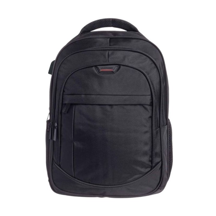 mochila portatil unicross ville 18  negro usb compartimento acolchado 47x33x21cm