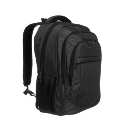 mochila portatil unicross ville 18  negro usb compartimento acolchado 47x33x21cm