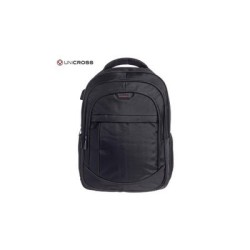mochila portatil unicross ville 18  negro usb compartimento acolchado 47x33x21cm