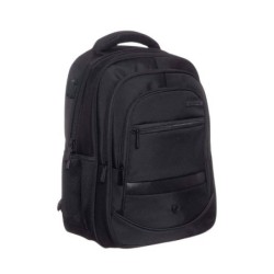 mochila portatil unicross nova 18  negro usb compartimento acolchado 48x33x21cm