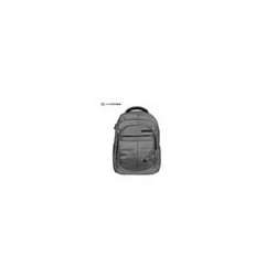 mochila portatil unicross axion 18  gris usb compartimento acolchado 47x30x21cm