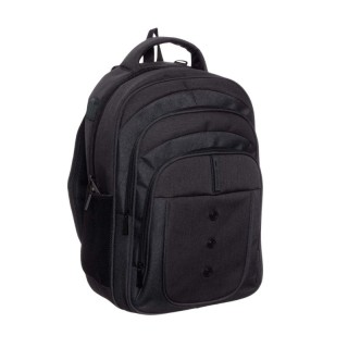mochila portatil unicross elite 19  negro usb compartimento acolchado 47x33x21cm