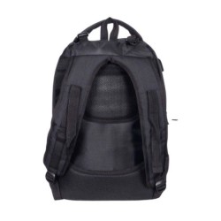 mochila portatil unicross elite 19  gris usb compartimento acolchado 47x33x21cm