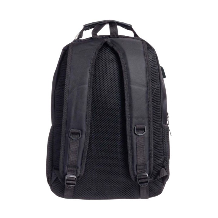 mochila portatil unicross vanguard 19  negro usb compartimento acolchado 45x30x21cm
