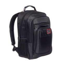 mochila portatil unicross vanguard 19  negro usb compartimento acolchado 45x30x21cm
