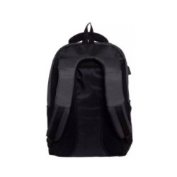 mochila portatil unicross litium 18  negro usb compartimento acolchado 45x30x21cm