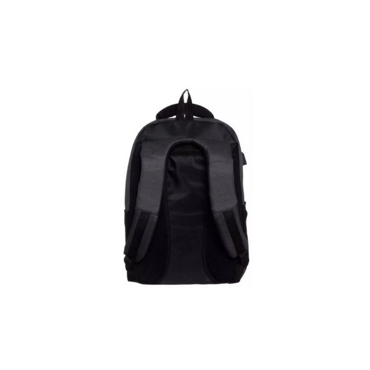 mochila portatil unicross litium 18  negro usb compartimento acolchado 45x30x21cm