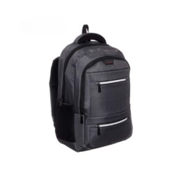 mochila portatil unicross litium 18  gris usb compartimento acolchado 45x30x21cm