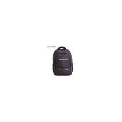 mochila portatil unicross litium 18  gris usb compartimento acolchado 45x30x21cm