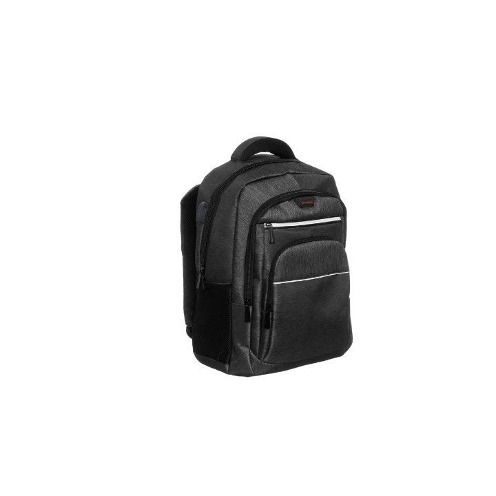 mochila portatil unicross tolhuin 18  negro usb compartimento acolchado 47x33x21cm