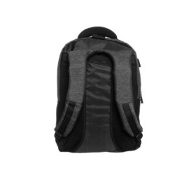 mochila portatil unicross tolhuin 18  negro usb compartimento acolchado 47x33x21cm