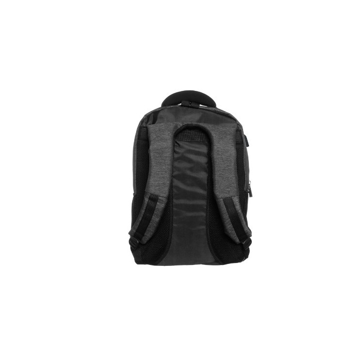 mochila portatil unicross tolhuin 18  negro usb compartimento acolchado 47x33x21cm