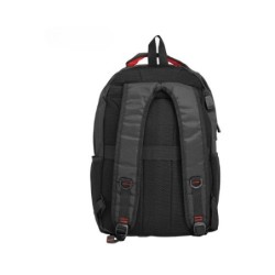 mochila portatil unicross motion 19  negro usb compartimento acolchado 46x32x17cm