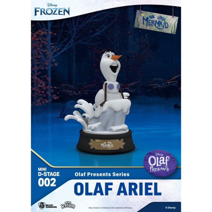 beast kingdom figura beast kingdom minidstage disney olaf presenta olaf
