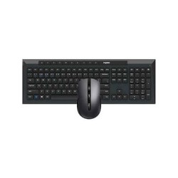 pack raton+teclado wireless rapoo 8210m black bt 5.0 2.4ghz qwerty tecl.num usb pila aa