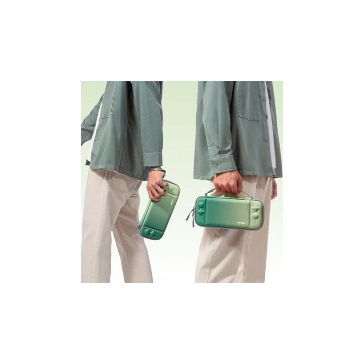 funda nintendo switch tomtoc fancycase g05 black compartimento juegos tela impermeable