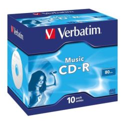 Pack 10 U Cd-r Verbatim...