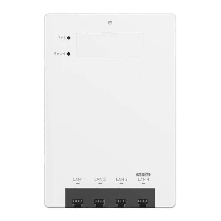 reyee rap72-wall ap wifi7 1x2,5gb 4xgb pared