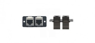 kramer kramer electronics w4545(b) placa de pared y cubierta de interruptor negro