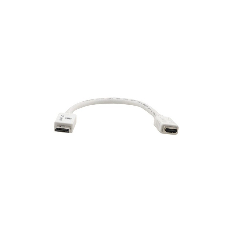 kramer kramer electronics dp - hdmi 0.3m 0,3 m displayport blanco