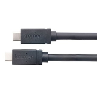 kramer kramer installer solutions usb-c full featured cable, usb 3.2, passive, 6 feet - c-u32/ff-6 (