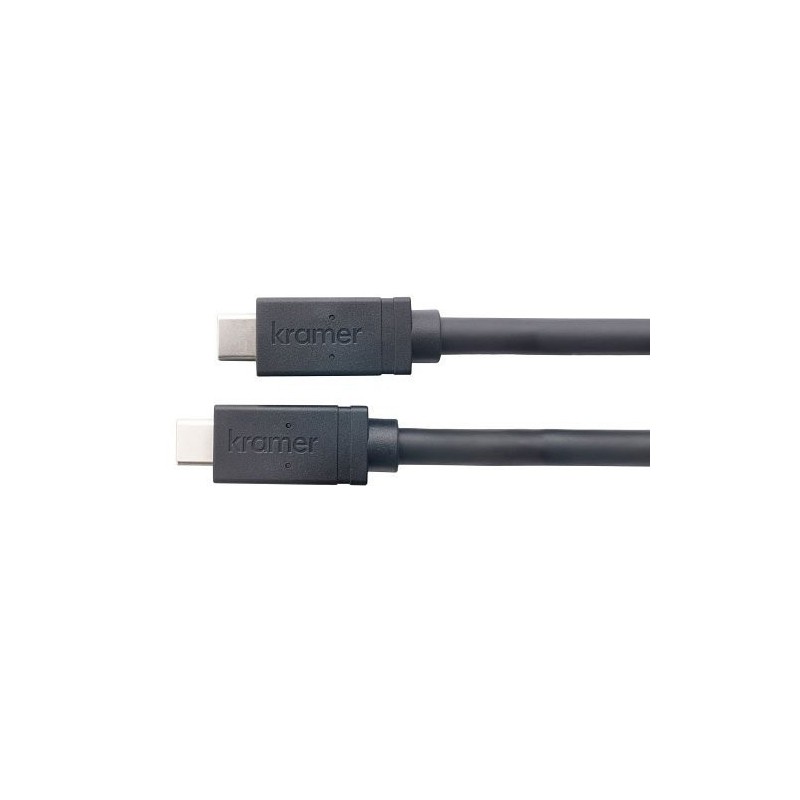 kramer kramer installer solutions usb-c full featured cable, usb 3.2, passive, 6 feet - c-u32/ff-6 (
